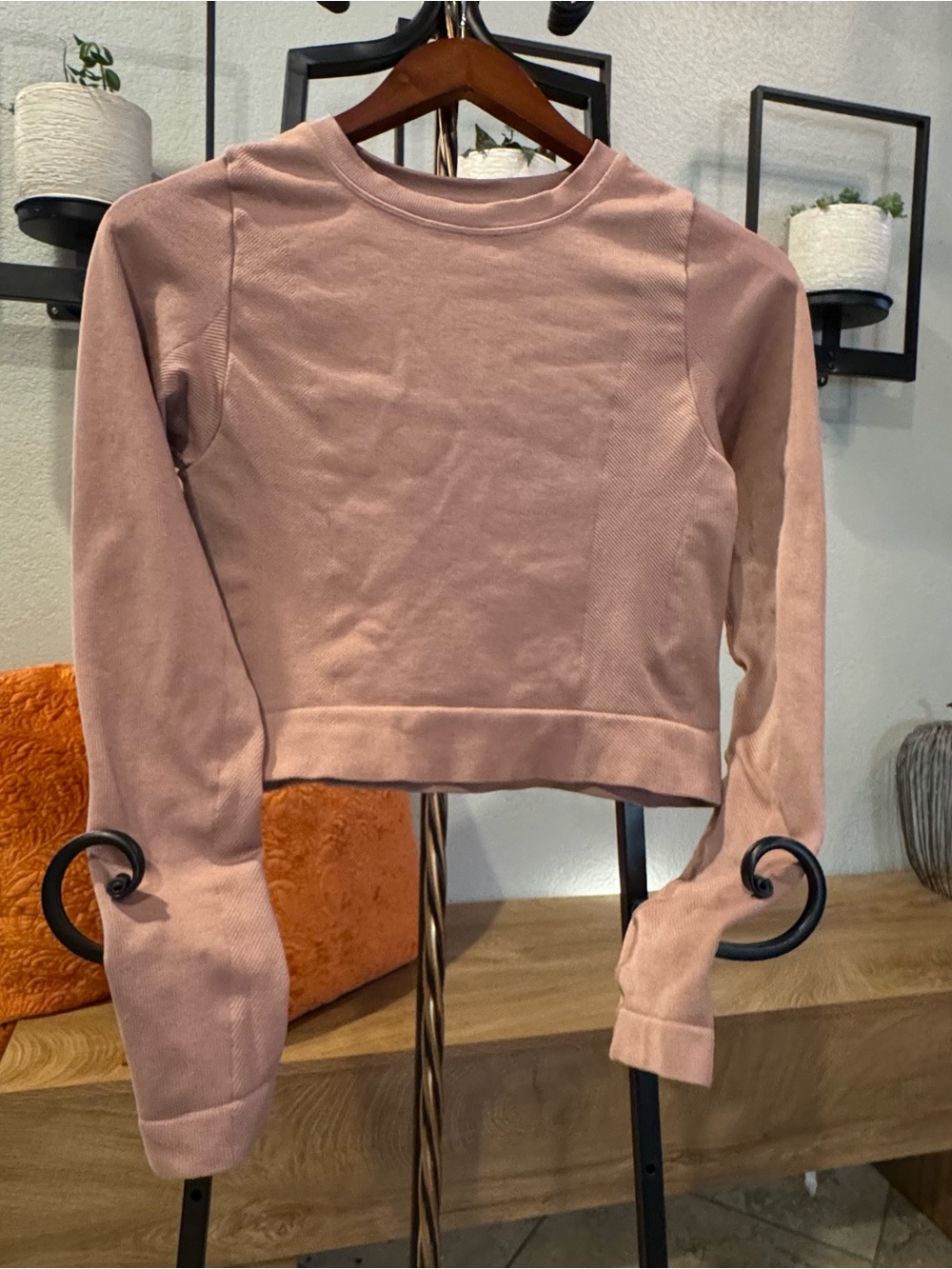 all in motion Dusty Rose Cropped Sweatshirt